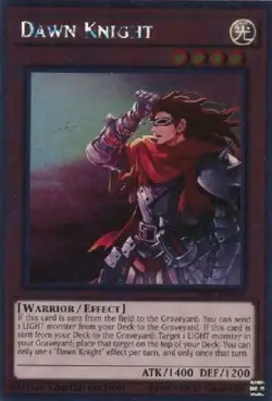 Dawn Knight - NKRT-EN016 - Platinum Rare - Limited Edition - Yugioh - Image 1