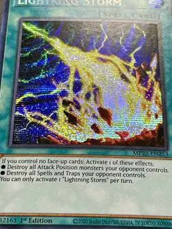 3x Lightning Storm | MP22-EN253 | Prismatic Secret Rares | NM | 1st Ed | YuGiOh! - Image 2