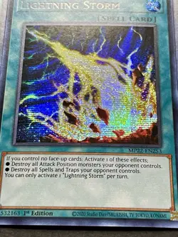 3x Lightning Storm | MP22-EN253 | Prismatic Secret Rares | NM | 1st Ed | YuGiOh! - Image 4