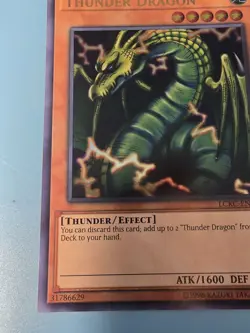 Yugioh - Thunder Dragon LCKC-EN067 1st Edition Ultra Rare NM - Image 4