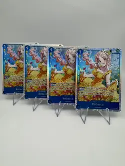 One Piece TCG Rebecca OP15-053 SR (x4) Playset Adventure on Kami's Island NM - Image 1