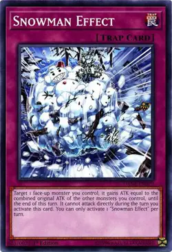 3x Yugioh DANE-EN079 Snowman Effect 1st Ed Common NM - Image 1