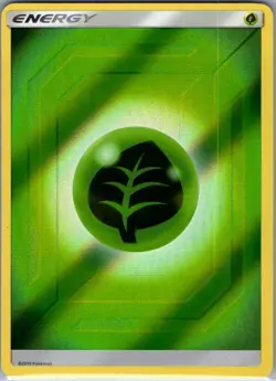 Grass Energy (2019 Unnumbered) Holo SM - Team Up - Pokemon Card - NM - Image 1