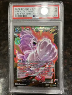 2022 Jiren the Immovable BT19-071 SR Foil Dragon Ball Super Card Game | PSA 10 - Image 1