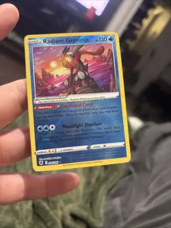 Radiant Greninja - 046/189 - Pokemon Astral Radiance Radiant Rare Card NM - Image 1