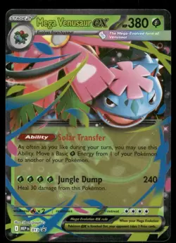 Mega Venusaur 013 Holo Promo Mega Evolution Pokemon TCG trading card - Image 1