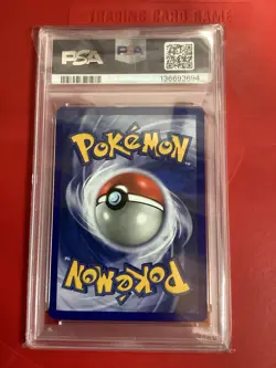 Pokemon TCG Fossil Gengar Holo Rare Card 5/62 PSA 8 - Image 2