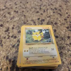 Pokemon Card Mixed Lot 90s Vintage English Mix 100 Cards read description - Image 1