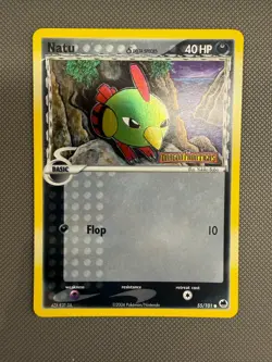 Natu Delta Species Reverse Holo 55/101 ex Dragon Frontiers Pokemon Card - Image 1