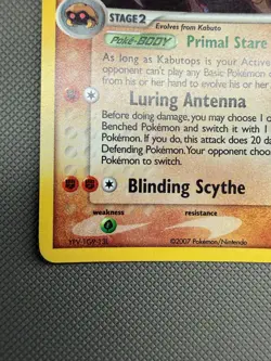 Kabutops Holo Rare (10/108) ex Power Keepers Pokemon Card - Image 5