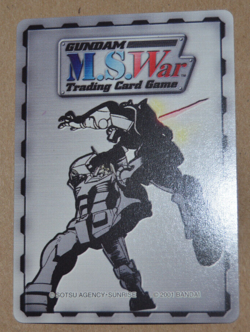 GUNDAM MS WAR TCG 2001 BANDAI FOIL PROMO BF-P05 SAN DIEGO, CA. EVENT CARD #2087 - Image 2