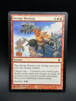 MTG Savage Beating R Darksteel #67 - Image 1