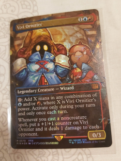 * MTG Magic the Gathering Final Fantasy Vivi Ornitier Chocobo Track Foil EN * - Image 1