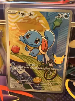 Pokemon Squirtle 039 First Partner Illustration Collection Black Star Promo - Image 1