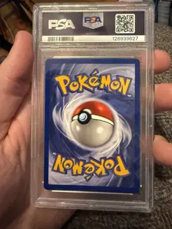 Pokemon Gengar Fossil Holo Rare PSA 9 5 1999 English Unlimited - Slab Scratches - Image 2