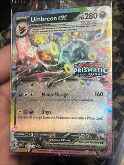 Pokemon TCG Umbreon ex 060/131 Prismatic Evolutions Sealed STAMPED Promo - Image 1