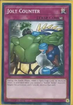 3x YUGIOH 1ST ED LD10-EN060 JOLT COUNTER COMMON NEAR MINT (NM) - Image 1