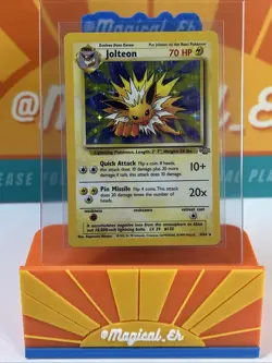Jolteon #4 Holo Rare Pokemon TCG 1999 Jungle LP Lightly Played WoTC - Image 1