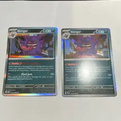 Pokemon TCG Gengar Holo and Reverse Holo 050/088 Lot of 2 - Image 1