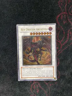 Red Dragon Archfiend Ultimate Rare 1st Edition TDGS-EN041 HP - Image 1
