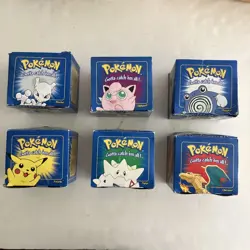 BURGER KING 1999 POKEMON 23K GOLD PLATED TRADING CARD SEALED BALL SET OF 6 - Image 1