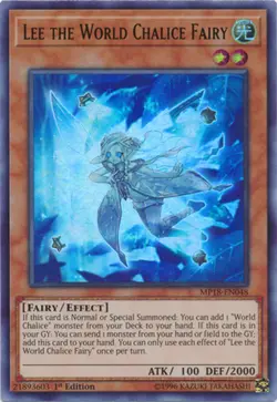 Yugioh MP18-EN048 Lee the World Chalice Fairy Ultra Rare 1st Ed NM - Image 1