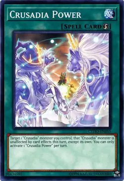 3x Yugioh CYHO-EN055 Crusadia Power Common NM - Image 1