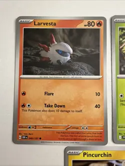 Yuka Morii 5 Card Lot - Non-holo - Clay Art Pokemon NM/M Same Day Ship - Image 2
