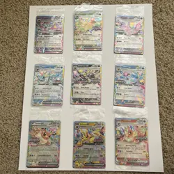 Pokemon Prismatic Evolutions Stamped SEALED PROMOS 9 Card Set and FREE Eevee - Image 1