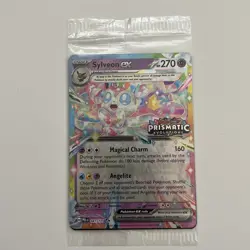 Pokemon Prismatic Evolutions Stamped SEALED PROMOS 9 Card Set and FREE Eevee - Image 4