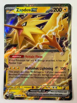 Zapdos ex SV: Scarlet & Violet 151 145/165 - Pokemon TCG - Image 1