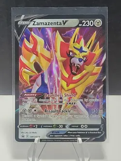 Pokemon TCG Sword & Shield - Zamazenta V #SWSH019 Black Star Promo - Image 1