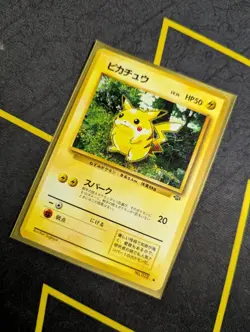 1996 Pokemon Japanese LP Pikachu Common Base Set No. 025! Pocket Monsters-RARE! - Image 3