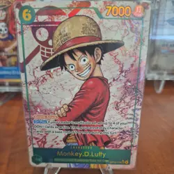 2025 One Piece TCG Carrying On His Will Monkey.D.Luffy Alt Art OP13-118 SEC - NM - Image 1