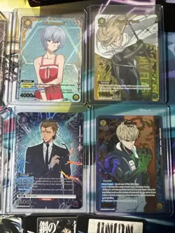 English Union Arena Alt Art 6 Card Lot Multi Set Nikke Solo Leveling Evangelion - Image 3