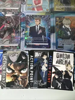 English Union Arena Alt Art 6 Card Lot Multi Set Nikke Solo Leveling Evangelion - Image 4