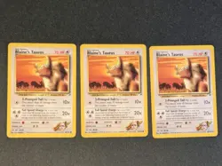 14 Blaine's Gym Heroes/Challenge Pokemon Card Lot Excellent to NM Condition - Image 5