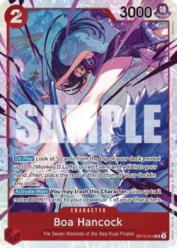OP12-014 Boa Hancock English SR One Piece TCG Card Game - Image 2
