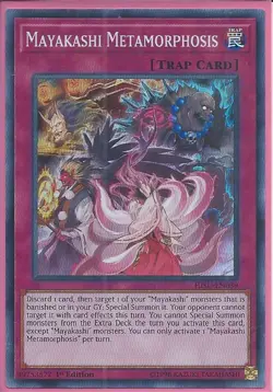 3x Yugioh HISU-EN039 Mayakashi Metamorphosis Super Rare 1st Ed NM - Image 1