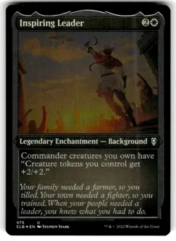Inspiring Leader (Foil Etched) - Commander Legends: Battle for Baldur's Gate MTG - Image 1
