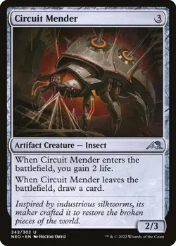 Circuit Mender #242 > MTG > NEO > REGULAR > Lightly Playеd - Image 1