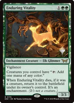 Enduring Vitality Promo Pack Duskmourn: House of Horror NM MTG - Image 1
