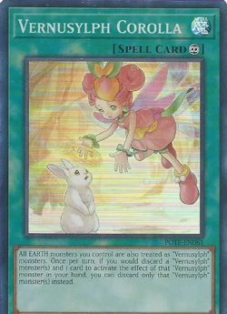 3x YUGIOH UNLIMITED POTE-EN061 VERNUSYLPH COROLLA SUPER RARE NEAR MINT (NM) - Image 1