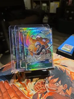 One Piece TCG Law & Bepo ST24-004 Super Rare Green Starter Deck. NM-Mint English - Image 1