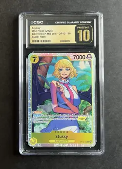 Stussy OP13-110 SR One Piece TCG English - CGC Pristine 10 - Image 1