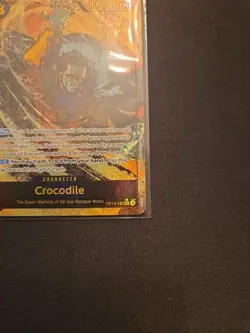 Crocodile OP14-120 Alternate Art The Azure Sea's Seven Sec One Piece Alt Secret - Image 4
