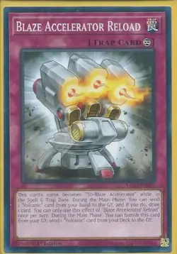 3x YUGIOH 1ST ED LD10-EN031 BLAZE ACCELERATOR RELOAD COMMON NEAR MINT (NM) - Image 1