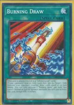 3x YUGIOH 1ST ED LD10-EN016 BURNING DRAW COMMON NEAR MINT (NM) - Image 1