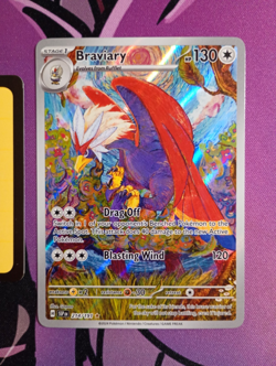 Braviary 214/191 Illustration Rare Surging Sparks Near Mint Card Pokemon TCG - Image 2