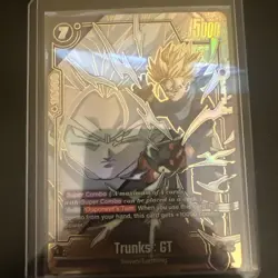 Trunks : GT FB09-110 Alternate Art Dual Evolution Dragon Ball Card English - Image 1